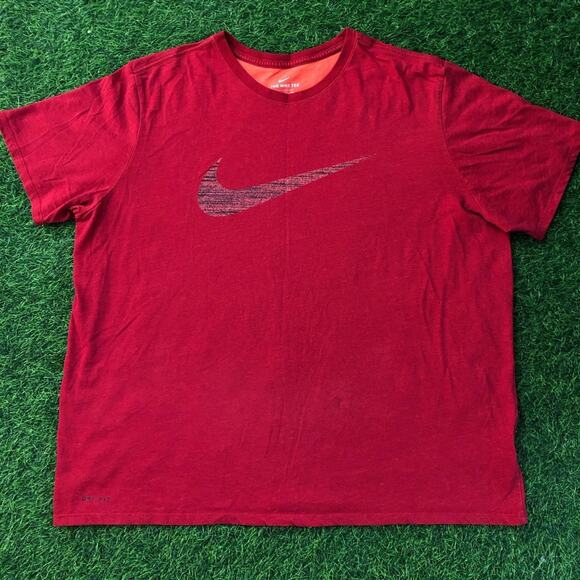 Nike Other - Men’s Red Nike Swoosh Logo Graphic Tee